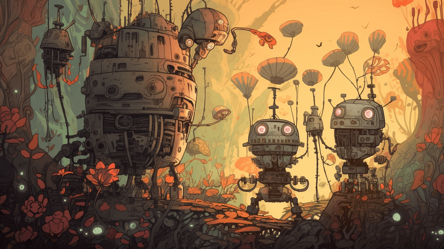 two robots