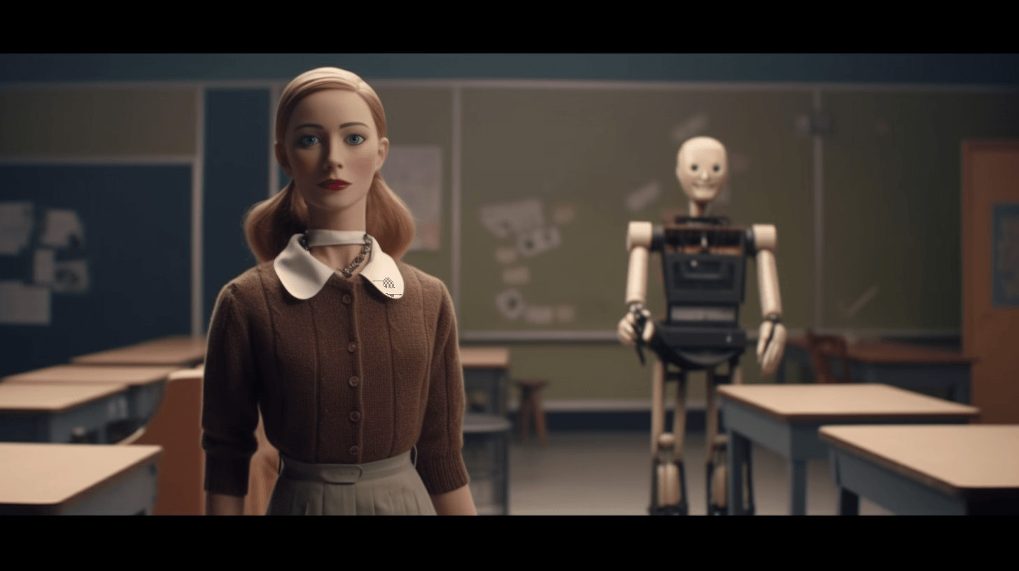 a robot teacher