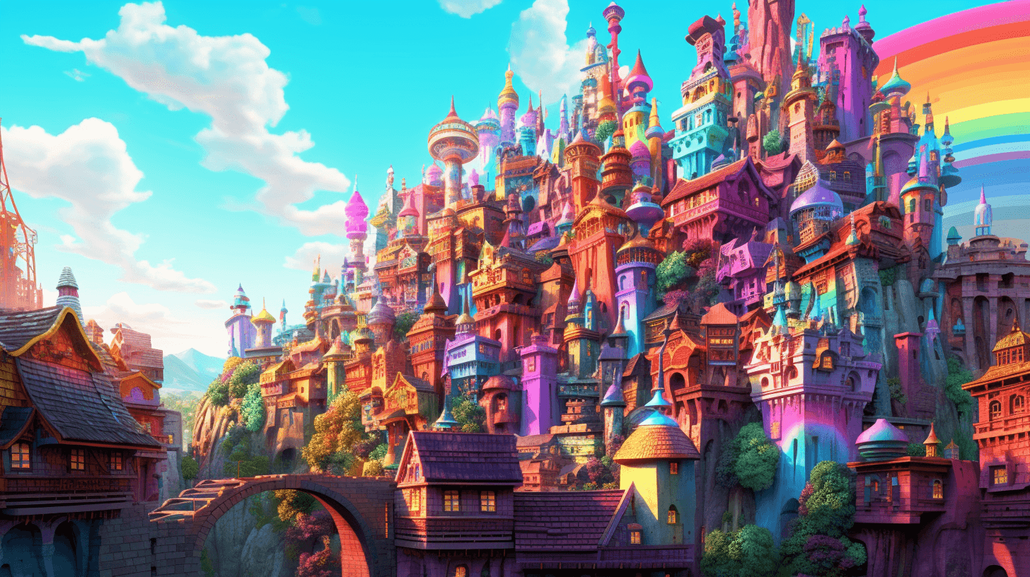 rainbow castle